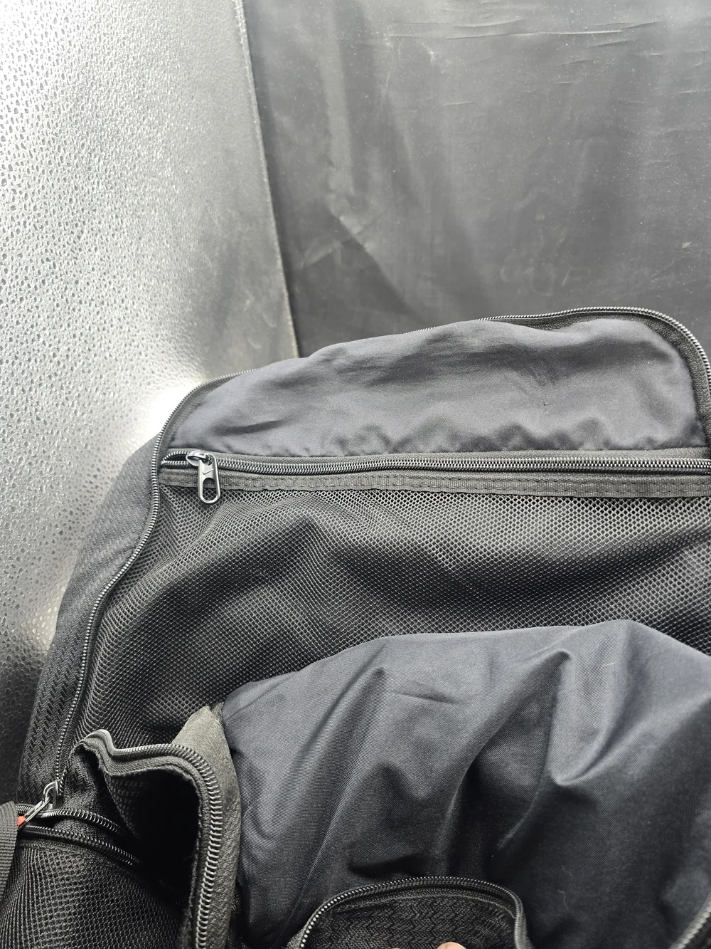 Nike Black Men’s Backpack with Grey Swoosh